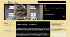 Desktop Screenshot of borowinskilaw.com